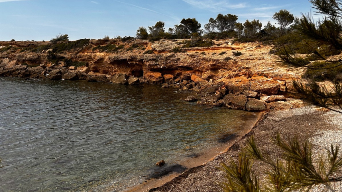 Cala Bon Caponet Playa para Perros en L'Ametlla de Mar
