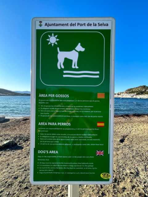 Normativa aplicable en el área canina de la Playa de la Ribera